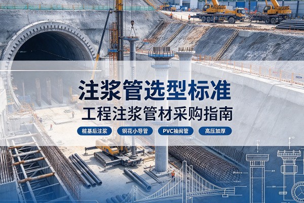 红岗注浆管选型标准